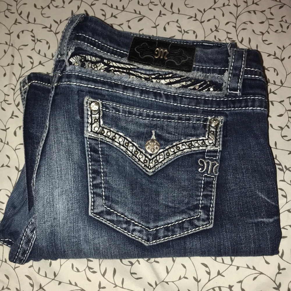 Miss Me Mid Rise Easy Boot cut Jeans